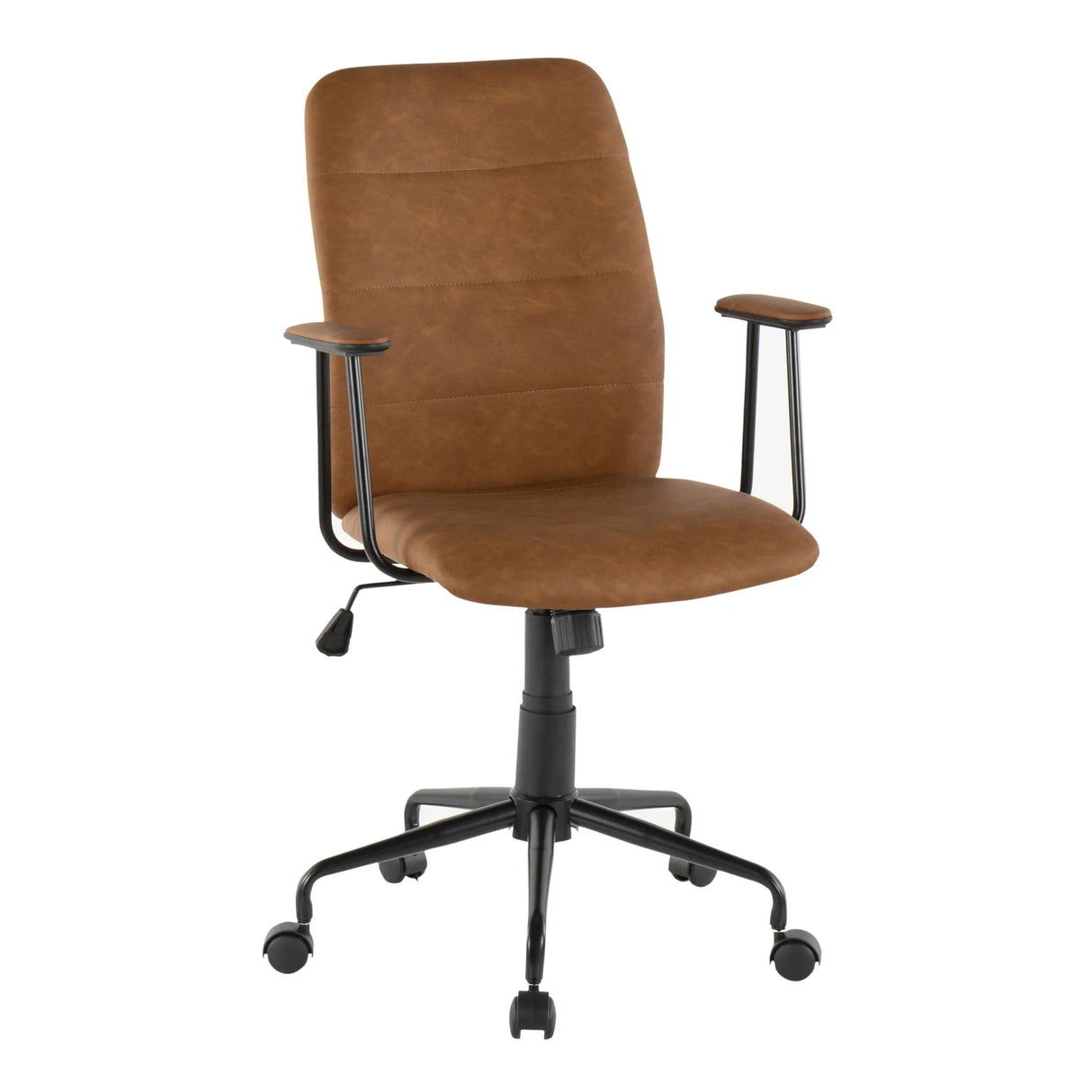 Fredrick - Contemporary Office Chair - Brown - Furniture Home Direct
