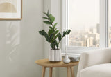 20" Tall, Artificial Plant, Zz, Indoor, Faux, Fake, Table, Greenery, Potted, Real Touch, Decorative - Green / Gray - Furniture Home Direct