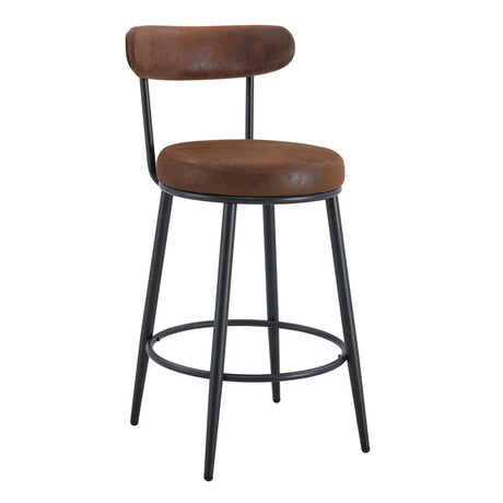 Fashionable Ergonomic High Legged Bar Chairs (Set of 2) - Furniture Home Direct