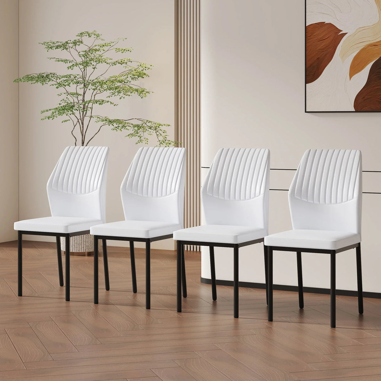Luxury Simple Chair With Metal Leg - Furniture Home Direct