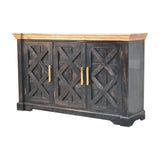Regal - Rustic Sideboard - Black - Furniture Home Direct