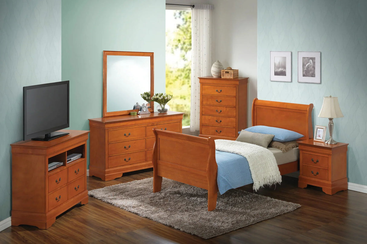 Panel Sleigh Bed - Furniture Home Direct