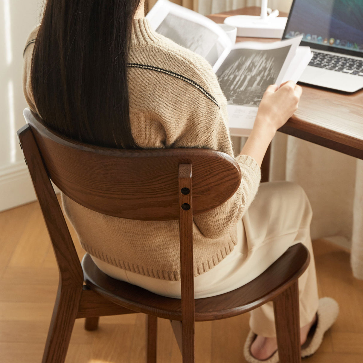 Simple Dining Chair, Solid Chair Table For Living Room Chair - Furniture Home Direct