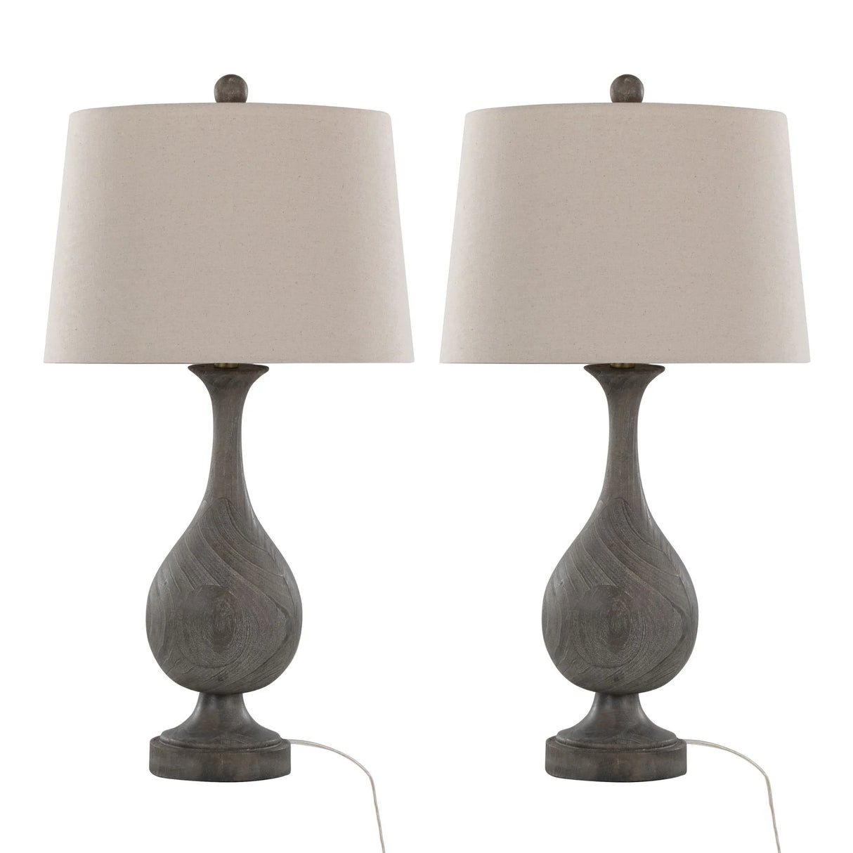 Cipolla - Poly Farmhouse Table Lamp (Set of 2) - Furniture Home Direct