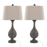 Cipolla - Poly Farmhouse Table Lamp (Set of 2) - Furniture Home Direct