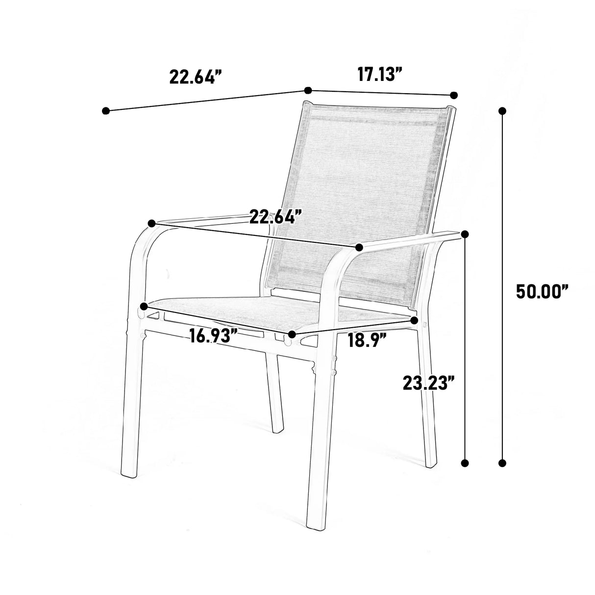 7 Piece Patio Dining Set -Brown - Furniture Home Direct