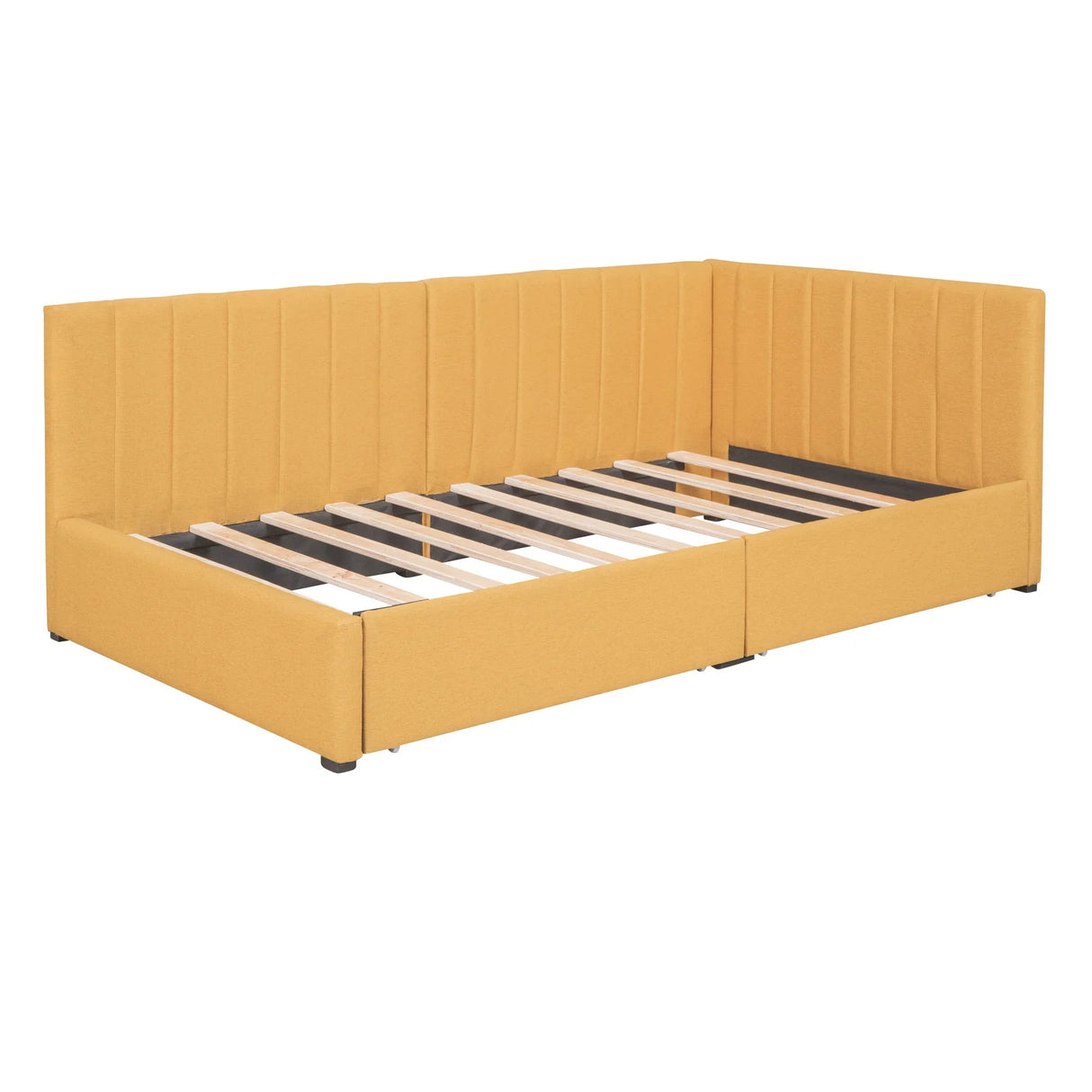 Upholstered Daybed, Sofa Bed Frame, No Box Spring Needed - Furniture Home Direct