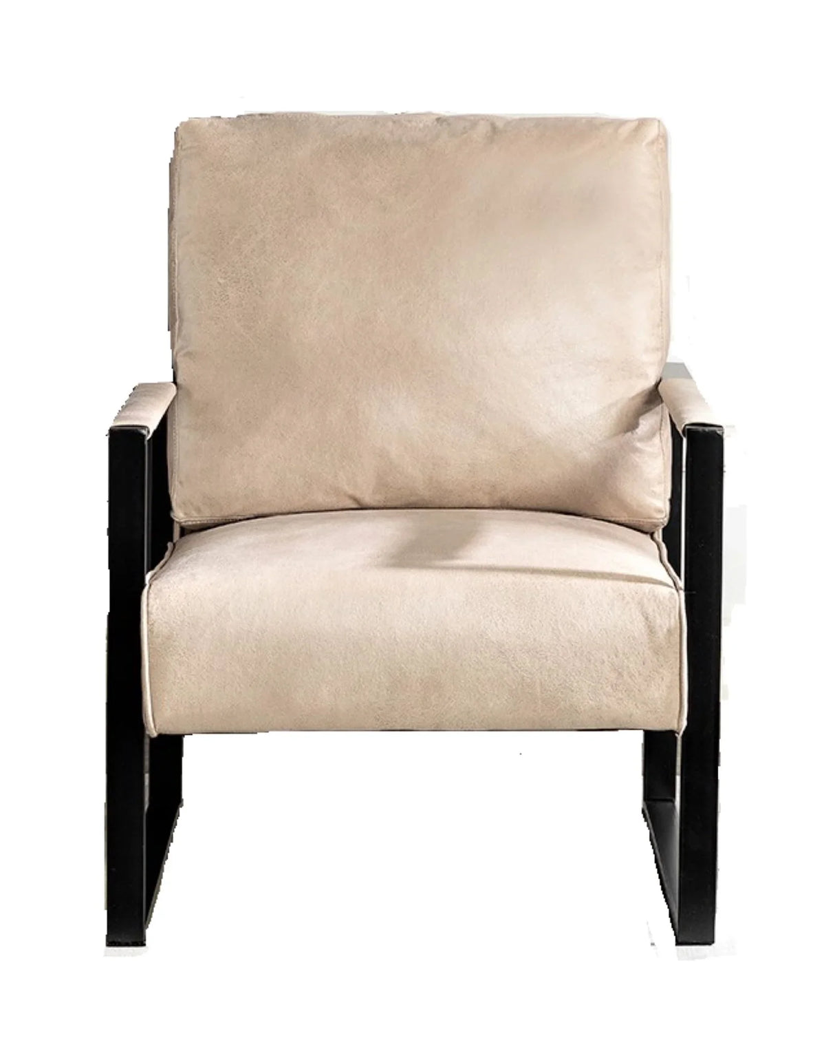 Classic Mid Century Modern Accent Chair With Durable Square Metal Frame, Armchair - Furniture Home Direct