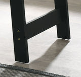 Kenzo - End Table With Faux Marble Top Finish - Black - Furniture Home Direct