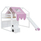 Loft Bed With House Shaped Frame And Tent - Furniture Home Direct