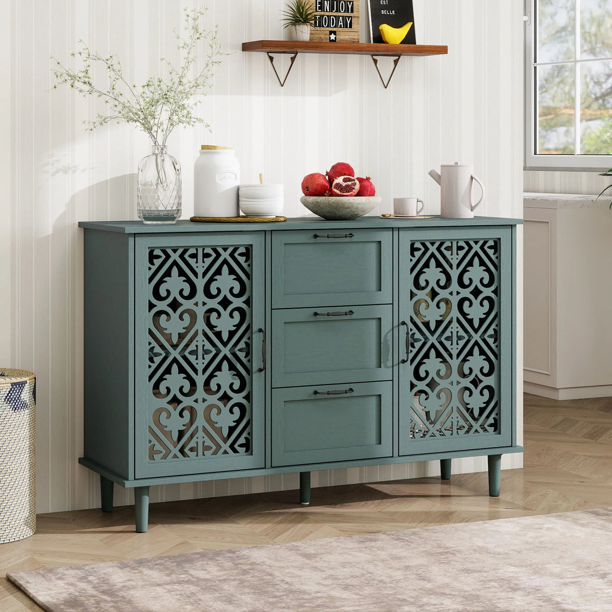 2 Door 3 Drawer Cabinet - Furniture Home Direct