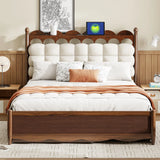 Storage Platform Bed, With 2 Big Drawers, Trundle, One Set Of Sockets & USB Ports - Furniture Home Direct