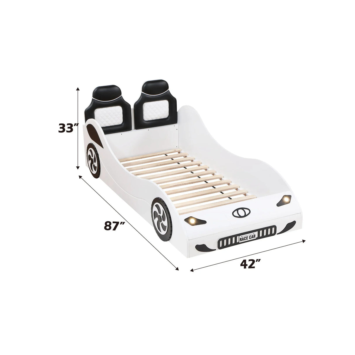 Colen - Twin Car Bed With LED - Furniture Home Direct