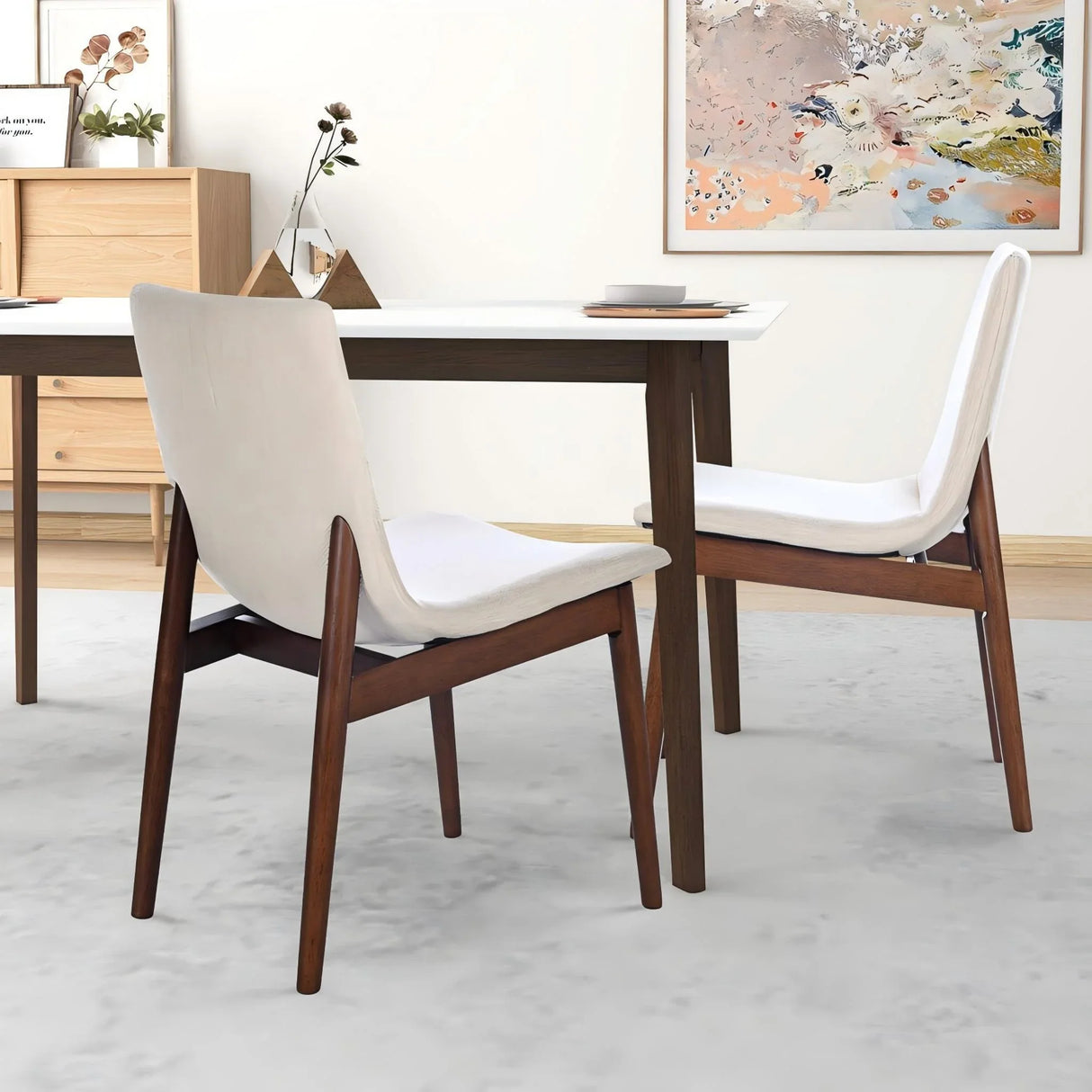 Ravel - Dining Chair (Set of 2) - Beige - Furniture Home Direct