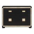 Lively - Dresser With Glitter Detail And Thick Bar Handle Hardware - Black - Furniture Home Direct