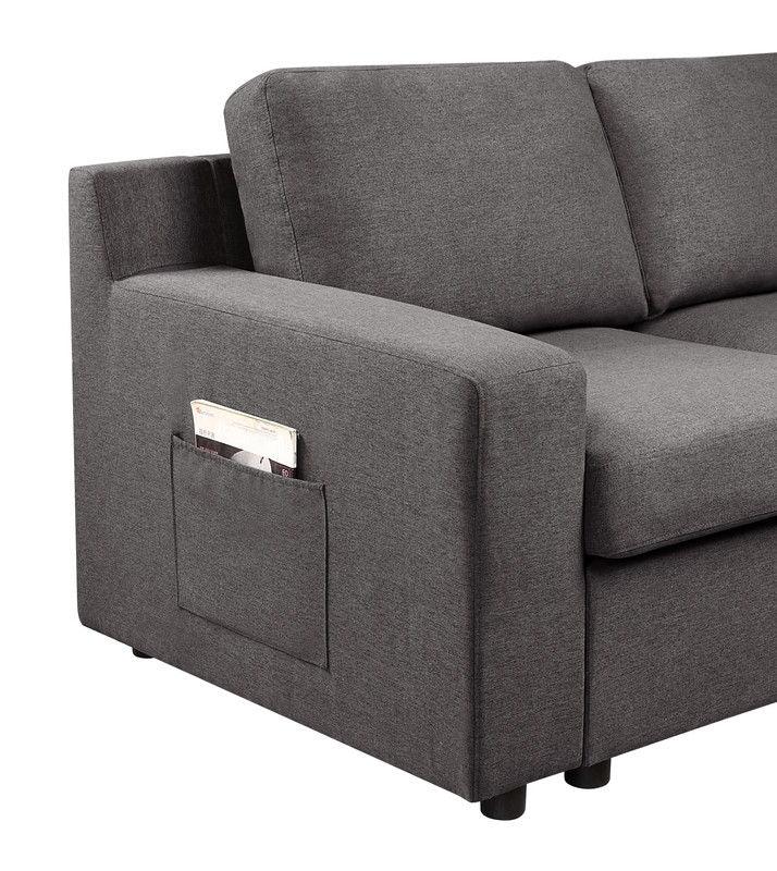 Waylon - Linen Sectional Sofa - Furniture Home Direct