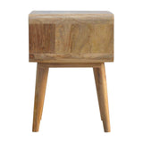 Minimalist Open Curved Nightstand - Furniture Home Direct