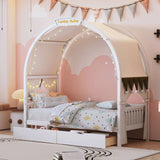 Bed With Arched Roof And 2 Drawers - Furniture Home Direct