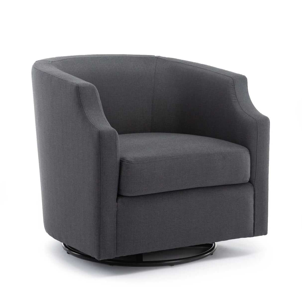 Isabelle - Swivel Glider Barrel Chair - Furniture Home Direct