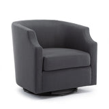 Isabelle - Swivel Glider Barrel Chair - Furniture Home Direct