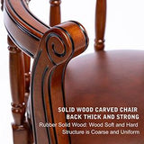 Swivel Cow Top Leather Wooden Bar Stool, 360 Degree Swivel Bar Height Chair With Backs For Home Kitchen Counter - Furniture Home Direct