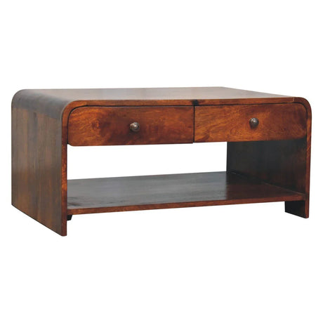 Aspen - Slim Coffee Table - Dark Brown - Furniture Home Direct