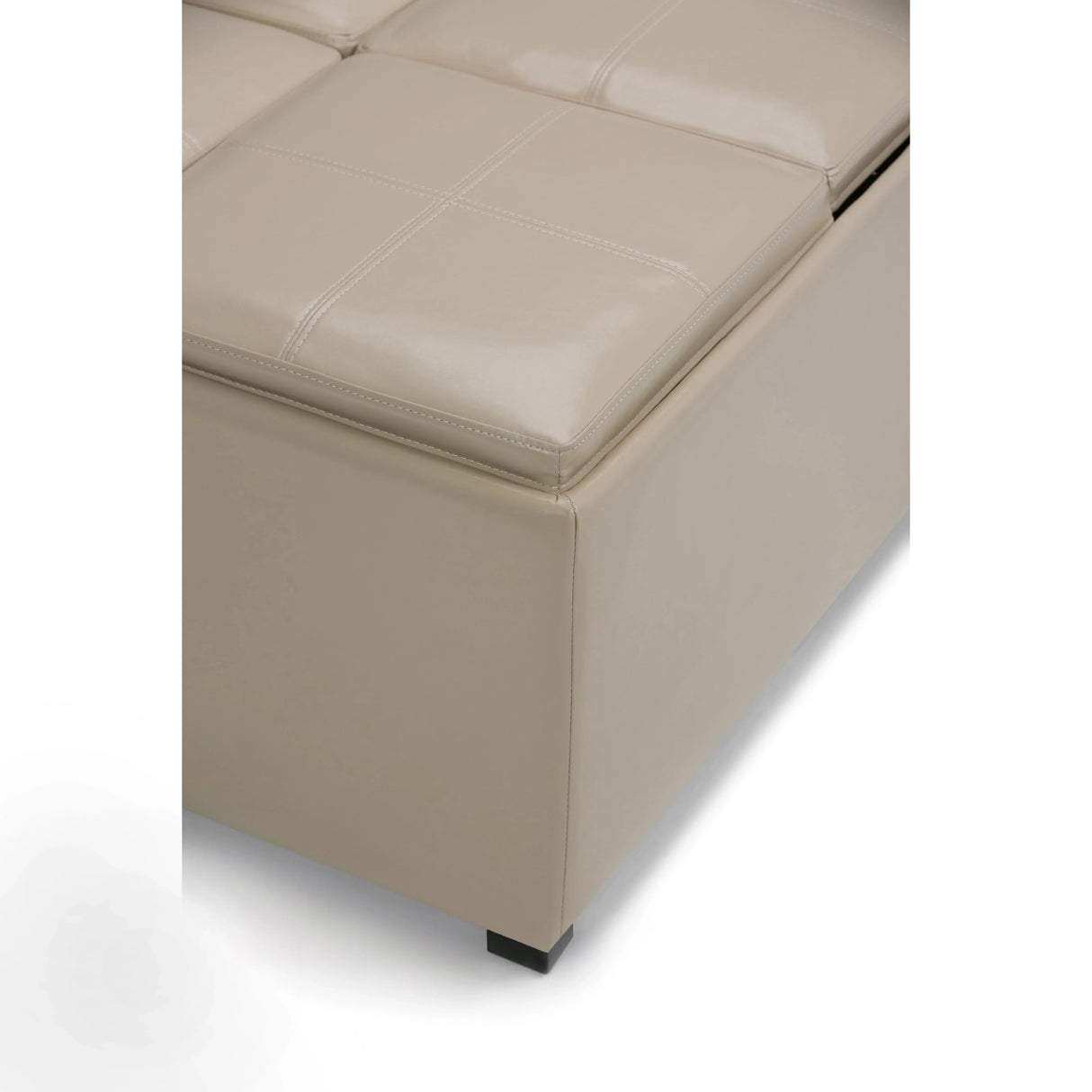 Avalon - Square Coffee Table, Storage Ottoman - Furniture Home Direct