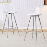 Stylish Upholstered Bar Chairs With Metal Leg - Furniture Home Direct