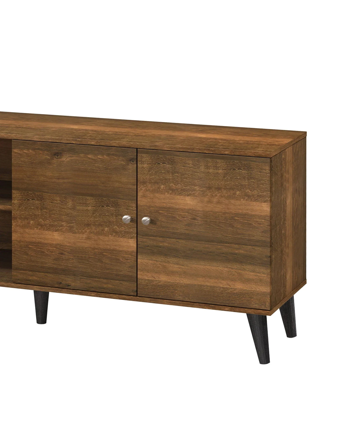 Amidon - TV Stand, With 2 Storage Shelves And 1 Cabinet - Furniture Home Direct