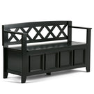 Amherst - Handcrafted Entryway Storage Bench - Furniture Home Direct
