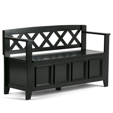Amherst - Handcrafted Entryway Storage Bench - Furniture Home Direct
