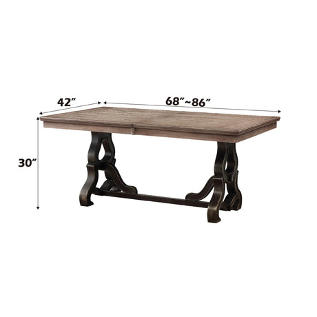 Nathaniel - Dining Table - Maple - Furniture Home Direct