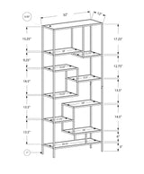 Bookshelf, Bookcase, Etagere, For Office, Contemporary & Modern - Furniture Home Direct