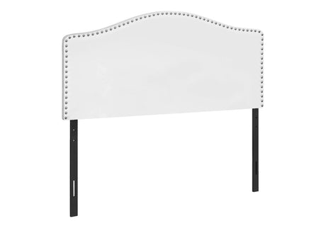 Full Size, Bed Headboard Only, Upholstered, Transitional - White - Furniture Home Direct