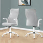 Office Chair, Adjustable Height, Swivel, Armrests, Contemporary & Modern - Furniture Home Direct