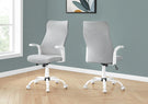 Office Chair, Adjustable Height, Swivel, Armrests, Contemporary & Modern - Furniture Home Direct