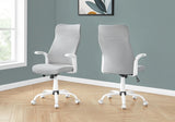 Office Chair, Adjustable Height, Swivel, Armrests, Contemporary & Modern - Furniture Home Direct