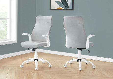 Office Chair, Adjustable Height, Swivel, Armrests, Contemporary & Modern - Furniture Home Direct