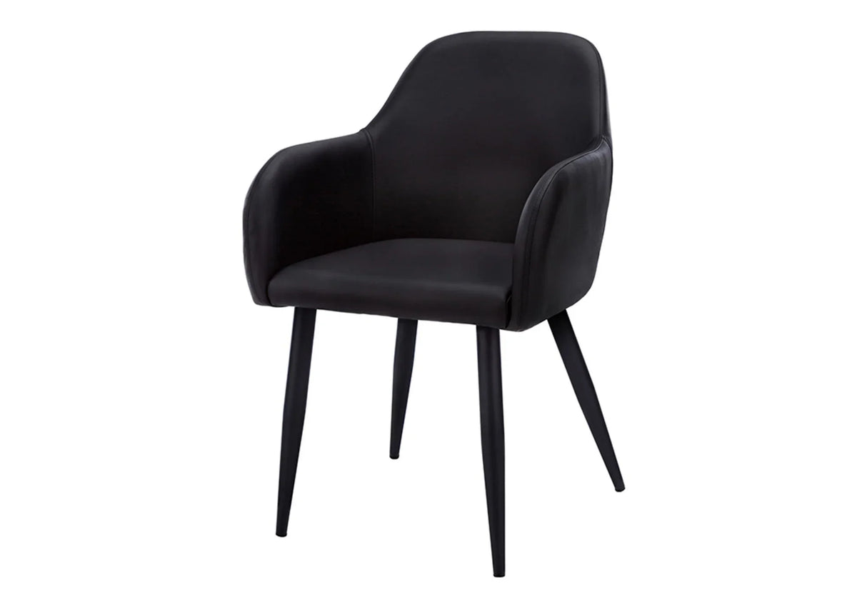 Dining Chair Side, Upholstered For Dining Room, Contemporary & Modern (Set of 2) - Furniture Home Direct