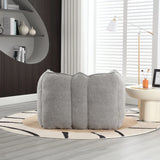 Soft Chenille Bean Bag Chair With High Resilient Foam - Furniture Home Direct