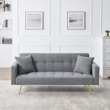 Teddy Fleece Sofa Bed With Luxurious Throw Pillows - Furniture Home Direct
