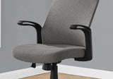 Office Chair, Adjustable Height, Swivel, Armrests, Contemporary & Modern - Furniture Home Direct