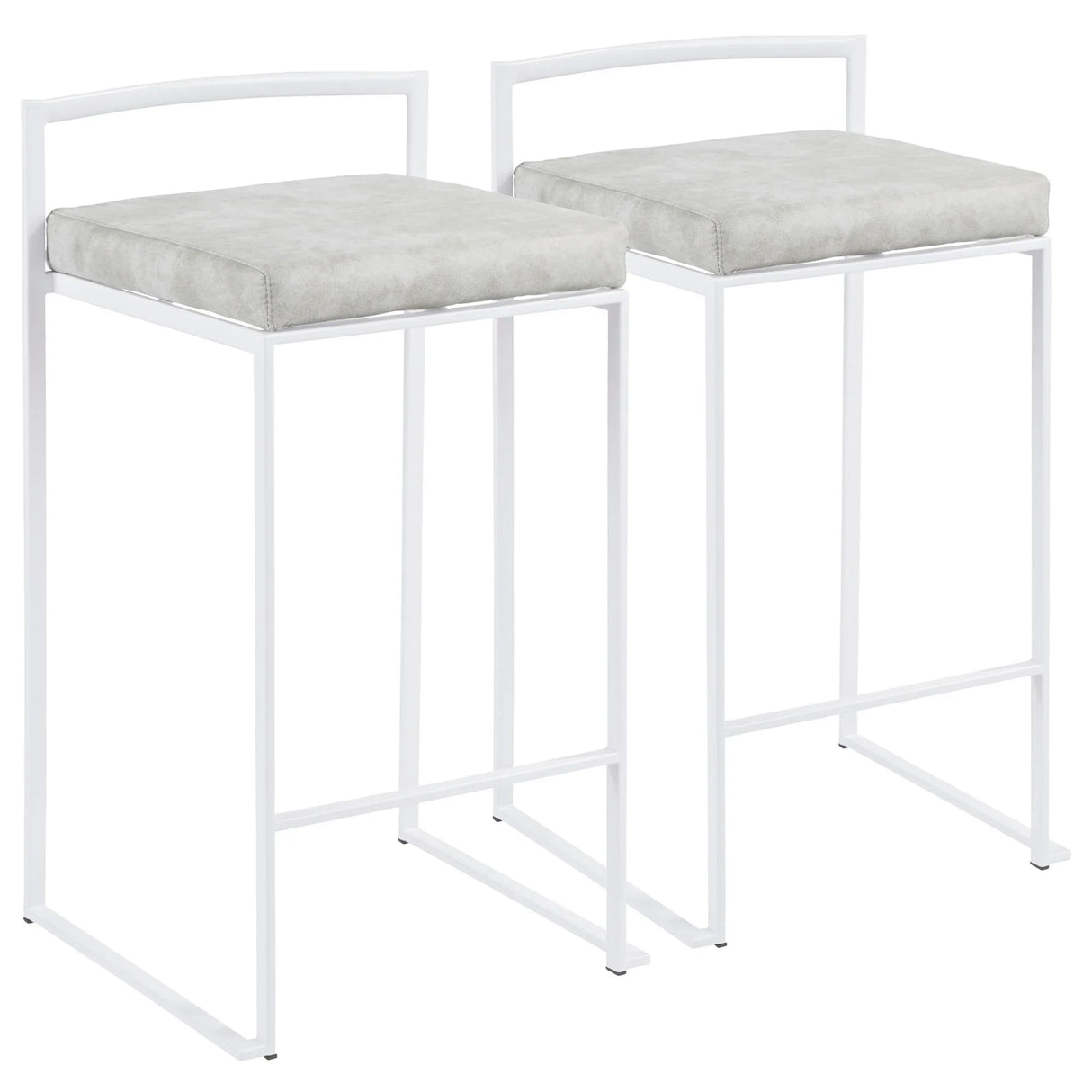 Fuji - Simple Elegance, Contemporary Stackable Counter Stool - Furniture Home Direct