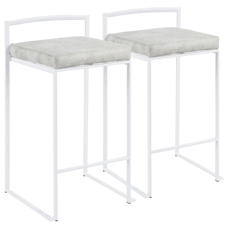 Fuji - Simple Elegance, Contemporary Stackable Counter Stool - Furniture Home Direct