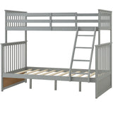 Bunk Bed With Ladder, And Safety Guard Rails - Furniture Home Direct