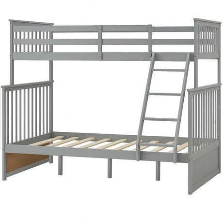 Bunk Bed With Ladder, And Safety Guard Rails - Furniture Home Direct