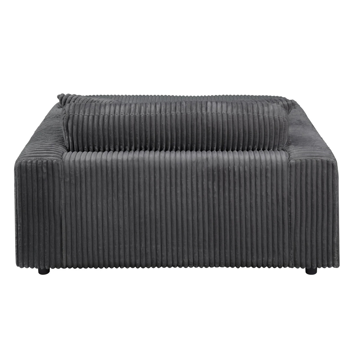 Hilde Chaise - With 2 Pillows - Dark Gray - Furniture Home Direct