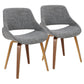 Fabrico - Mid Century Modern Style Dining Chair (Set of 2) - Furniture Home Direct