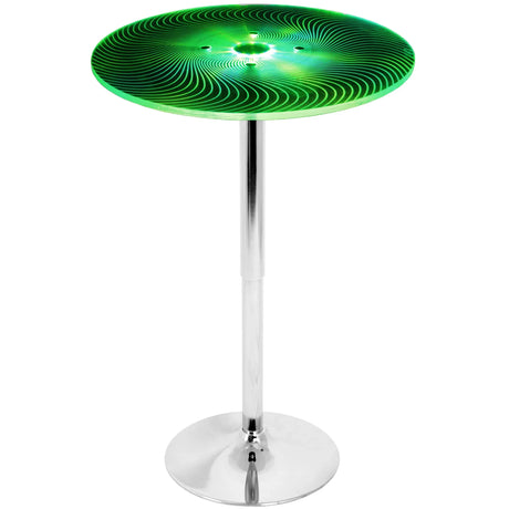 Spyra - Contemporary Light Up Adjustable Bar Table - Multi - Furniture Home Direct