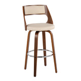 Cecina - Mid-Century Modern Barstool With Swivel (Set of 2) - Furniture Home Direct